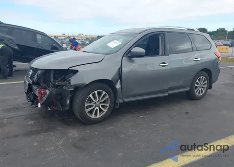 2015 Nissan Pathfinder Sv z USA, uszkodzony, nr VIN 5N1AR2MN6FC658047